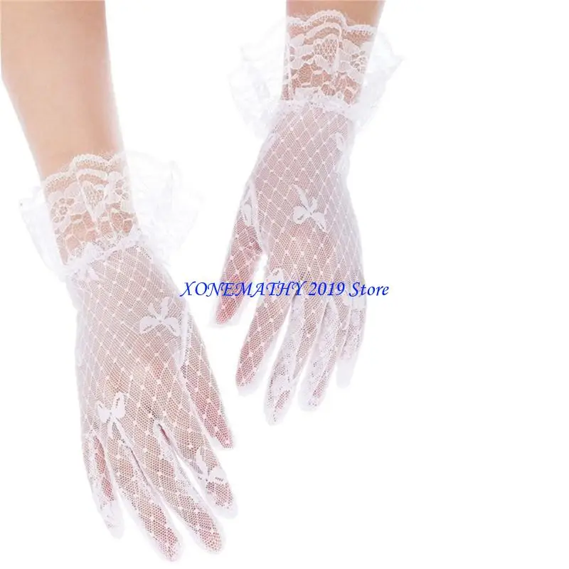 F42F Short Lace Gloves Tea Party Gloves Women Lace Gloves Bridal Wrist Gloves gloves Banquet Gloves Dance Gloves
F42F Short Lace Gloves Tea Party Gloves Women Lace Gloves Bridal Wrist Gloves gloves Banquet Gloves Dance Gloves