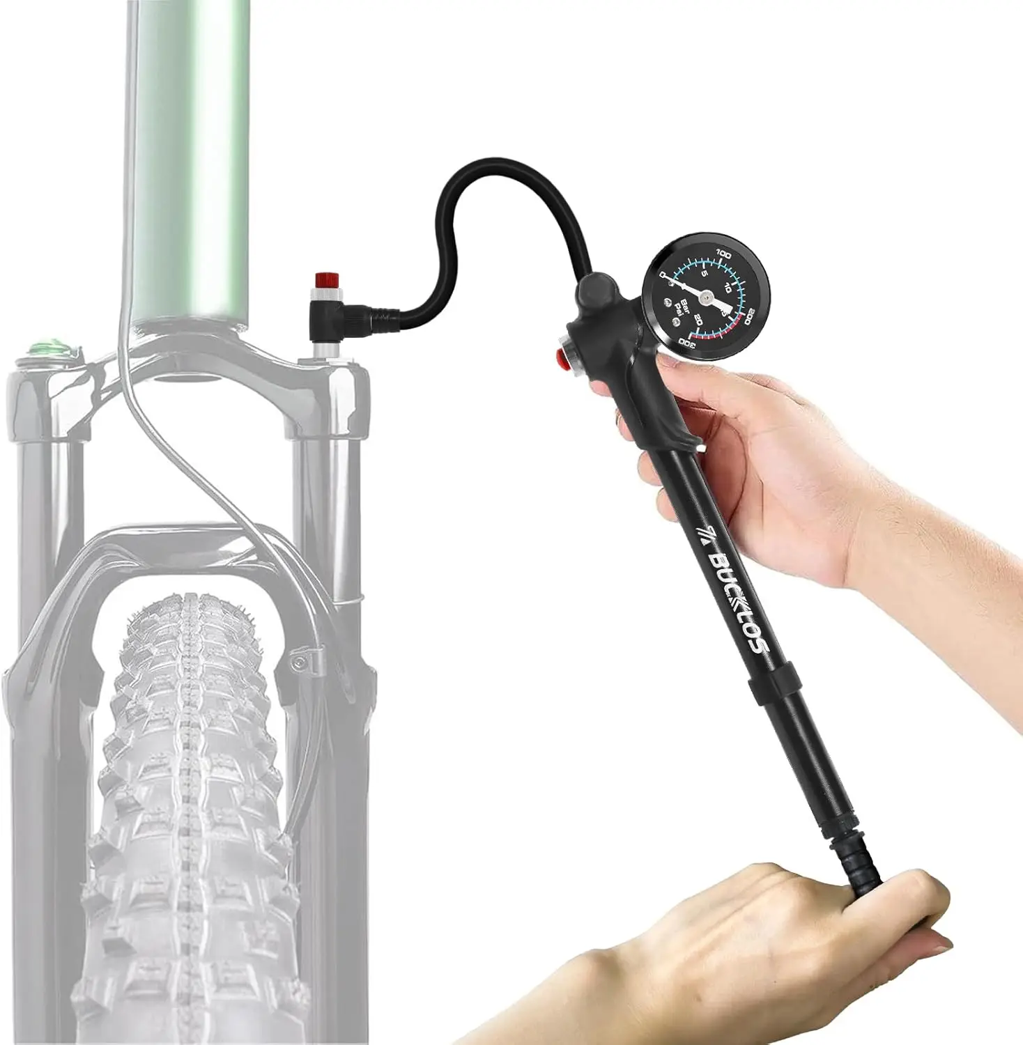 Велосипедный амортизатор высокого давления 300 фунтов на квадратный дюйм с манометром для передних вилок горных, шоссейных велосипедов и мотоциклов
Велосипедный амортизатор высокого давления 300 фунтов на квадратный дюйм с манометром для передних вилок горных, шоссейных велосипедов и мотоциклов