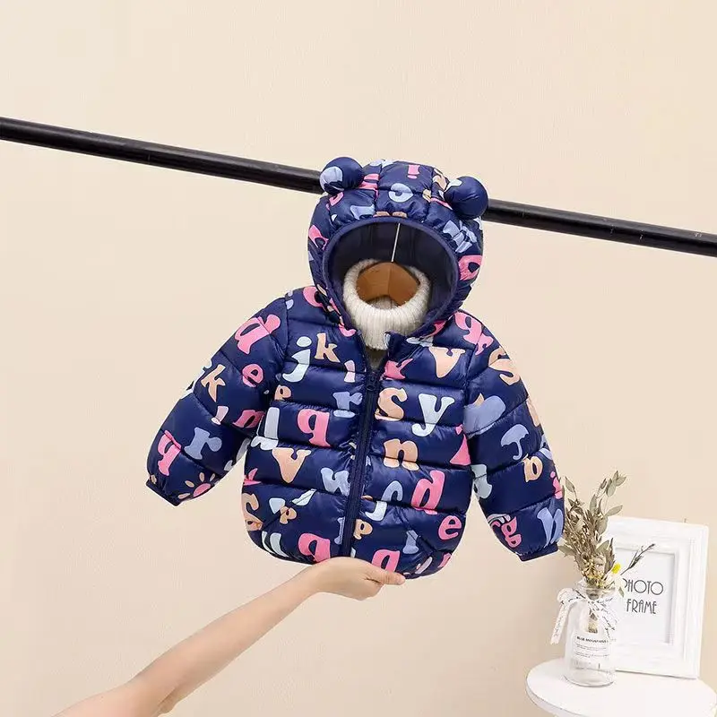 Children Cotton Down Jacket Baby Boys Girls Winter Light Thin Hooded Coat Infant Kids Long Sleeves Cartoon Outerwear Parkas
Children Cotton Down Jacket Baby Boys Girls Winter Light Thin Hooded Coat Infant Kids Long Sleeves Cartoon Outerwear Parkas