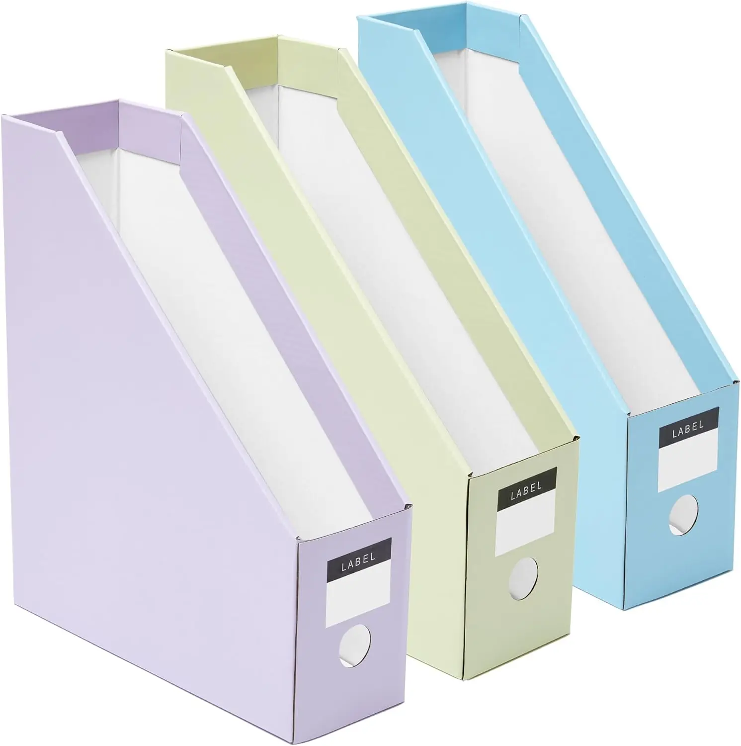 6-Pack Cardboard Magazine Holder, Pastel Desktop File Organizer, Collapsible Binder Storage with Labels, for Office Home School
6-Pack Cardboard Magazine Holder, Pastel Desktop File Organizer, Collapsible Binder Storage with Labels, for Office Home School