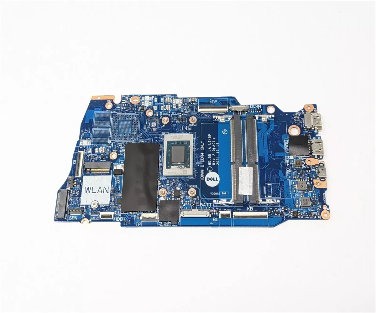 0C3WG4 HDL5D For Dell Inspiron 15 3525 Laptop Motherboard AMD Ryzen 5 5500U LA-L945P 100% Full Teste
0C3WG4 HDL5D For Dell Inspiron 15 3525 Laptop Motherboard AMD Ryzen 5 5500U LA-L945P 100% Full Teste