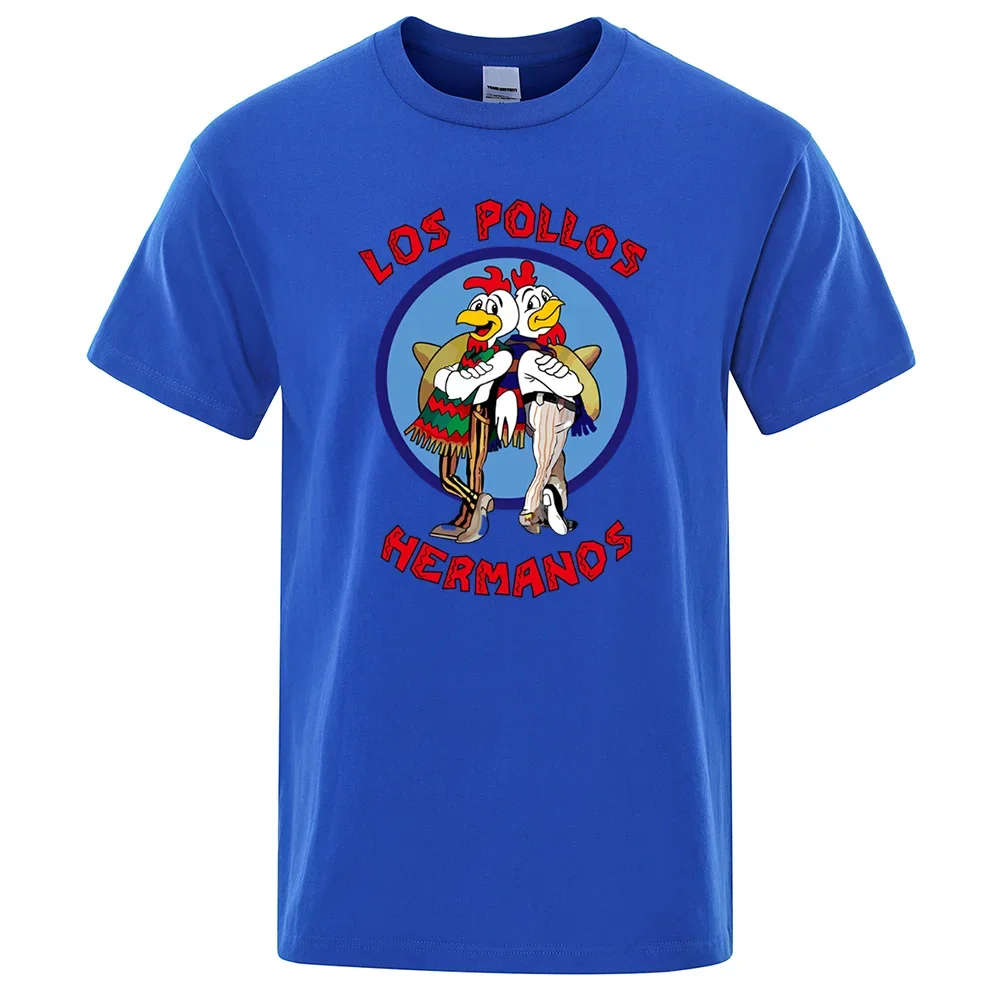 HerSummer Cotton manos Funny Printed T-Shirt Men Fashion Casual Short Sleeves Breathable Tshirt Chicken Brothers TeeLOS POLLOS
HerSummer Cotton manos Funny Printed T-Shirt Men Fashion Casual Short Sleeves Breathable Tshirt Chicken Brothers TeeLOS POLLOS