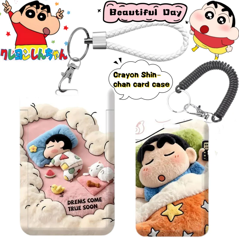 New Crayon Shin-chan Card Set Creative High-value Anime Cartoon Printed Men's and Women's ID Card Anti-lost Protective Cover
New Crayon Shin-chan Card Set Creative High-value Anime Cartoon Printed Men's and Women's ID Card Anti-lost Protective Cover