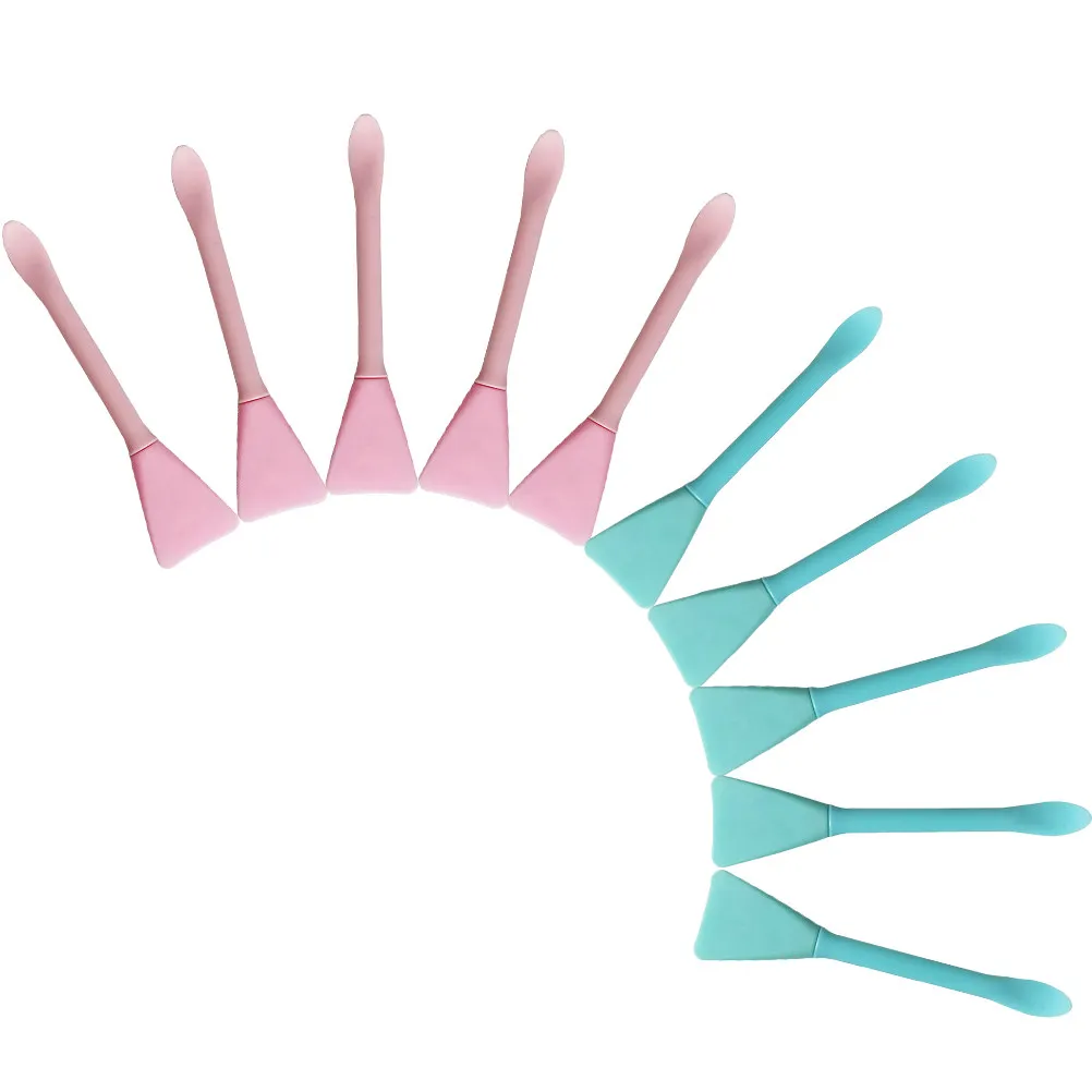 10Pcs Silicone Face Mask Brushes Dual-End Facial Mud Mask Applicators Beauty Tools for Home Travel Portable Lightweight
10Pcs Silicone Face Mask Brushes Dual-End Facial Mud Mask Applicators Beauty Tools for Home Travel Portable Lightweight
