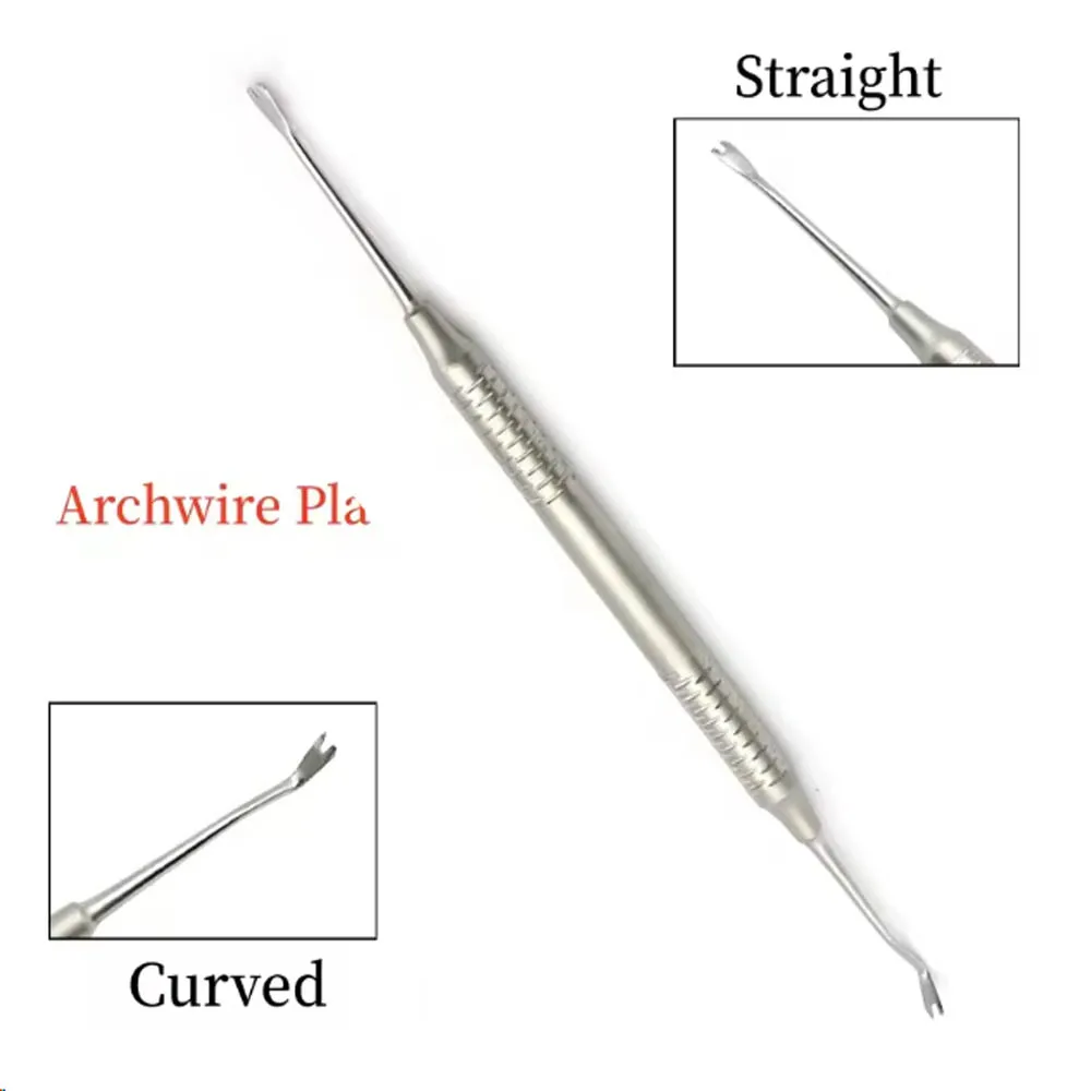 Orthodontic Ligature Tie Placer Tool for Twirl-on Module Arch Wire and Ligation Ring Placement Dental Instruments
Orthodontic Ligature Tie Placer Tool for Twirl-on Module Arch Wire and Ligation Ring Placement Dental Instruments