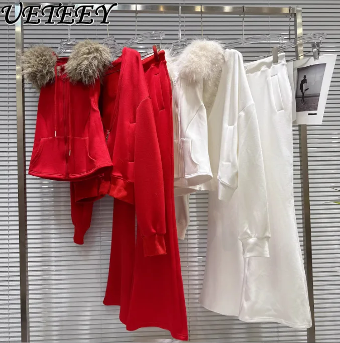 2026 Весенняя модная толстовка с длинными рукавами и v-образным вырезом + жилет с меховым воротником + расклешенные брюки с высокой талией, спортивный повседневный комплект
2026 Весенняя модная толстовка с длинными рукавами и v-образным вырезом + жилет с меховым воротником + расклешенные брюки с высокой талией, спортивный повседневный комплект