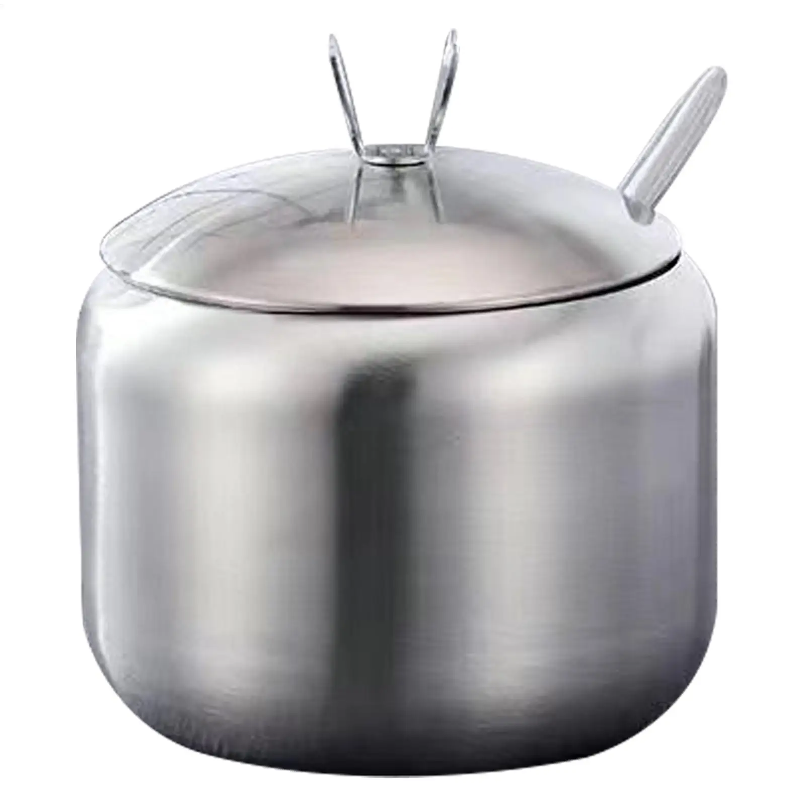 Контейнер для сахара из нержавеющей стали, канистры для приправ, кастрюли с крышкой, ложка, миска для хранения соли и перца, кухонная организация для
Контейнер для сахара из нержавеющей стали, канистры для приправ, кастрюли с крышкой, ложка, миска для хранения соли и перца, кухонная организация для