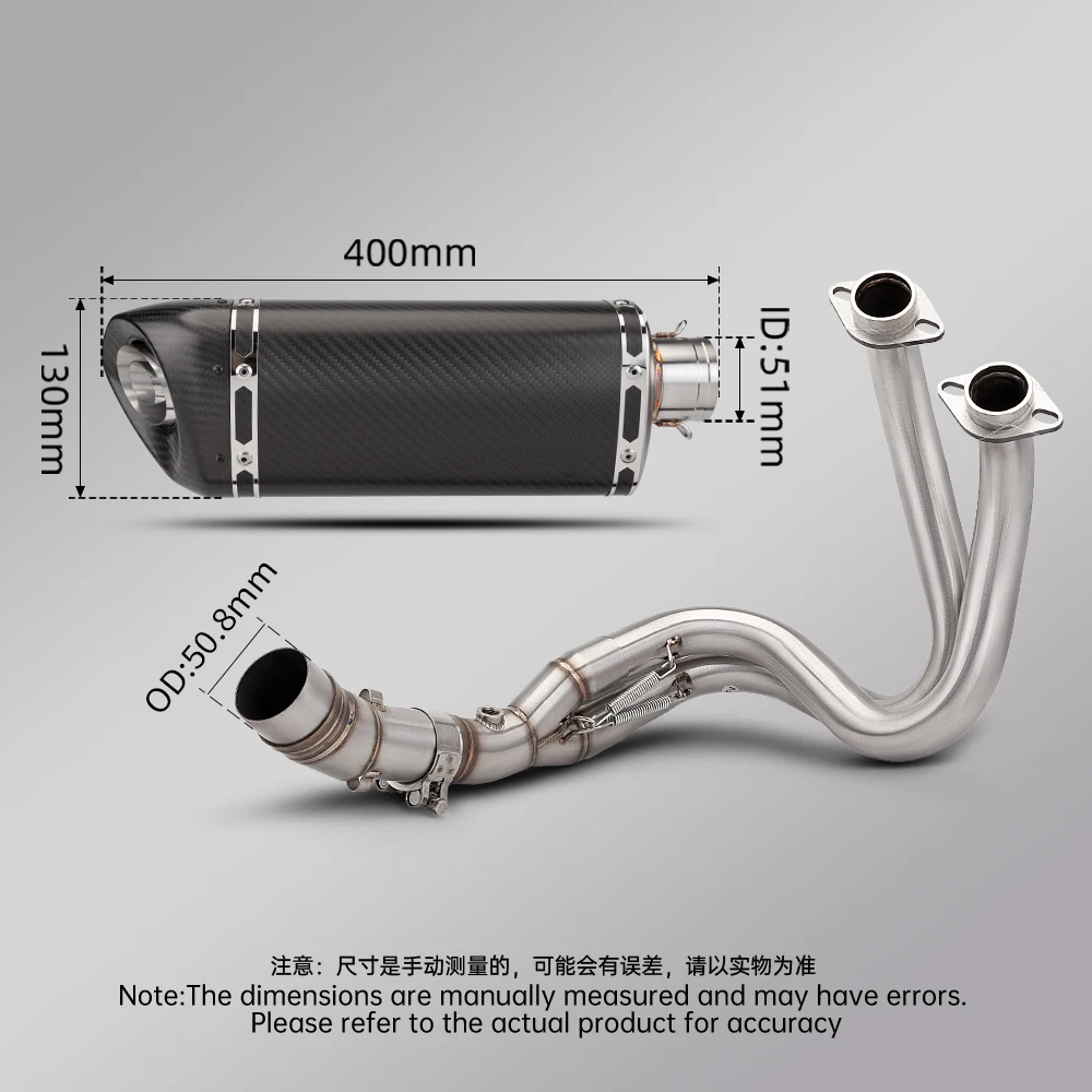Motorcycle Exhaust System for ER6N ER6F NINJA650 Z650 - Performance Upgrade Motorcycle Accessories
Motorcycle Exhaust System for ER6N ER6F NINJA650 Z650 - Performance Upgrade Motorcycle Accessories
