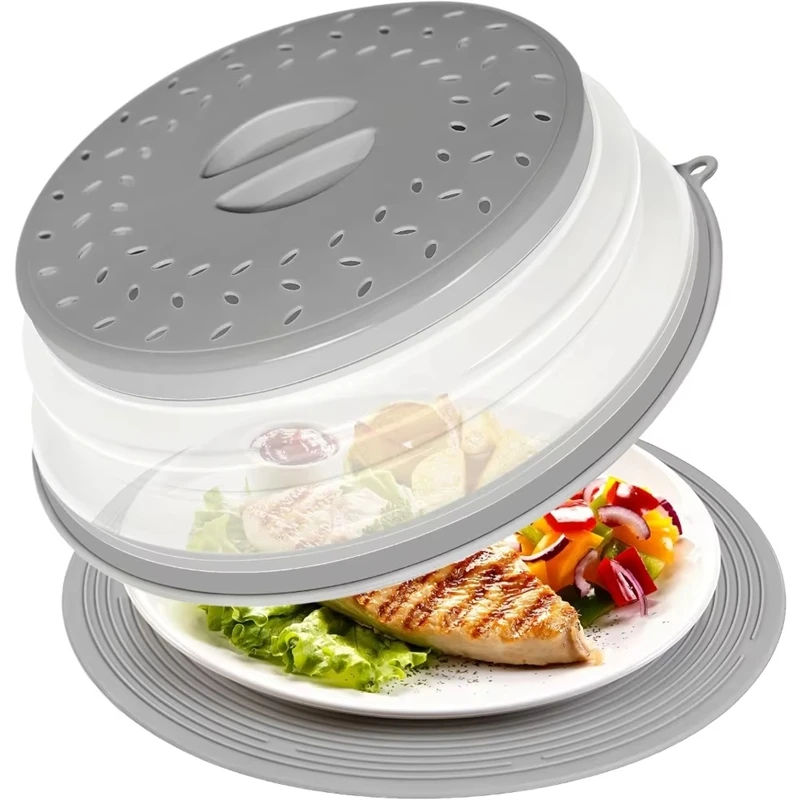 Microwave Splatter Cover Collapsible Lid for Microwave Food Plate Cover Kitchen Microwave Heating Guard Cover with Steam Vent
Microwave Splatter Cover Collapsible Lid for Microwave Food Plate Cover Kitchen Microwave Heating Guard Cover with Steam Vent