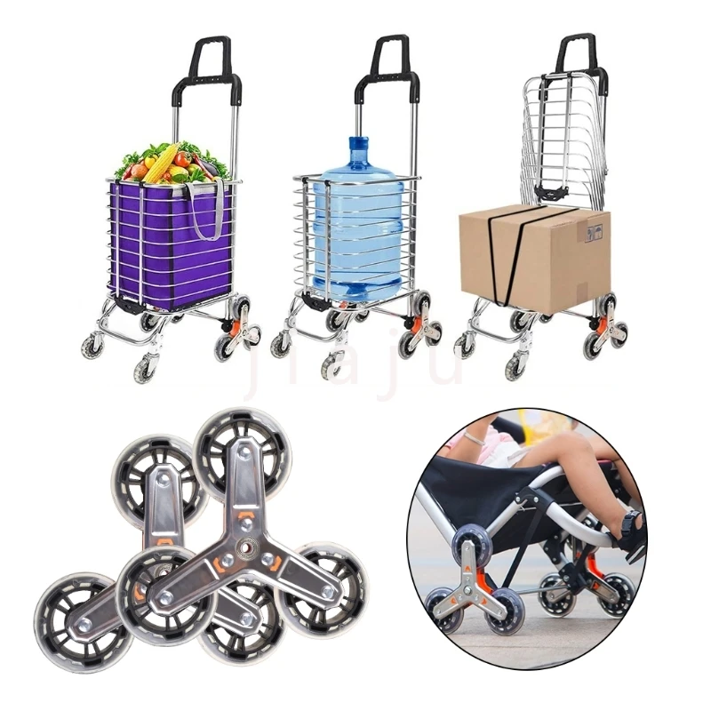 1 Pair 360 Swivel Shopping Cart Trolley Grocery Carts Heavy Duty Replacement Triangle Wheels Foldable Condo Pull Utility Folding
1 Pair 360 Swivel Shopping Cart Trolley Grocery Carts Heavy Duty Replacement Triangle Wheels Foldable Condo Pull Utility Folding