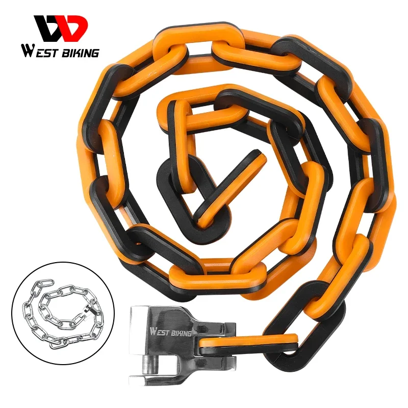 WEST BIKING High Security Bike Chain Lock Waterproof Electric Scooter Motorcycle Lock Anti Theft Colorful Lock Ebike Accessories
WEST BIKING High Security Bike Chain Lock Waterproof Electric Scooter Motorcycle Lock Anti Theft Colorful Lock Ebike Accessories