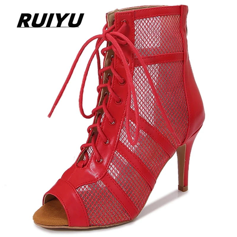 Latin Dance Shoes Women's Salsa Tango Ballroom Party Women's Boots Red Breathable Heeled Boots Summer Outdoor Women's Shoes
Latin Dance Shoes Women's Salsa Tango Ballroom Party Women's Boots Red Breathable Heeled Boots Summer Outdoor Women's Shoes