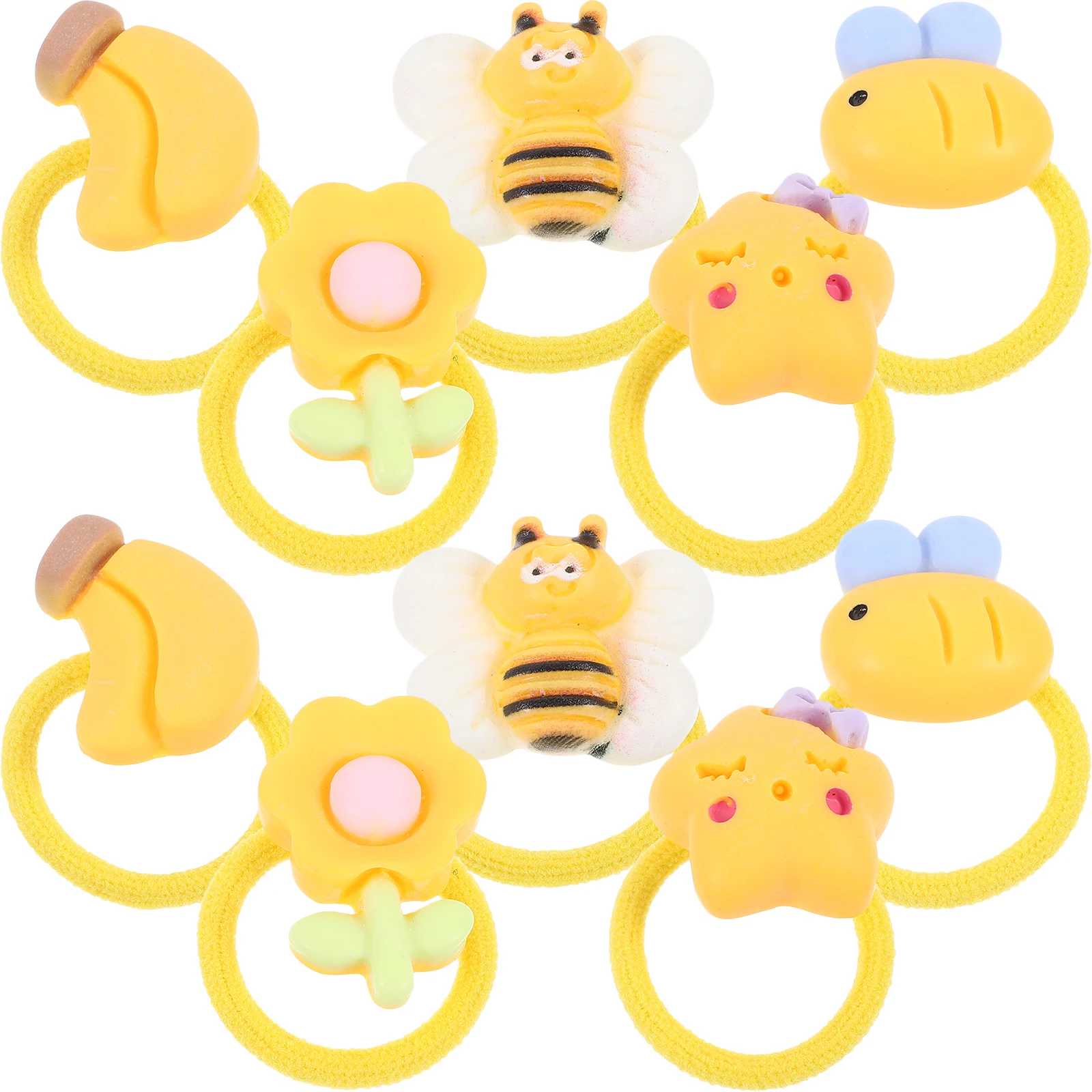 10pcs Pet Hairbands Yellow Soft Material Dog Cat Accessories Rubber Band Hair Tie Headbands Decorative Pet Headdress
10pcs Pet Hairbands Yellow Soft Material Dog Cat Accessories Rubber Band Hair Tie Headbands Decorative Pet Headdress
