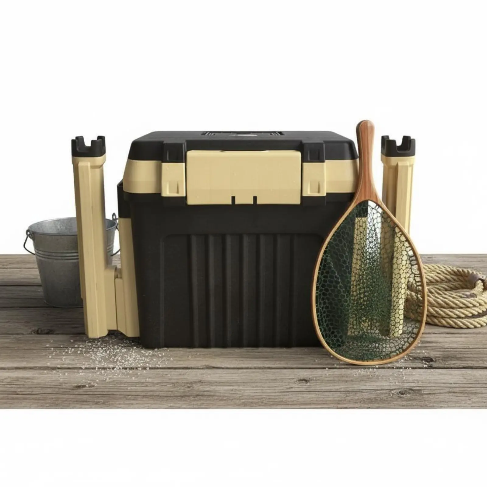 Multi-Function Fishing Box Self-Locking Lure Storage Box Fishing Accessory Storage Case Large Capacity Organizer Thickened