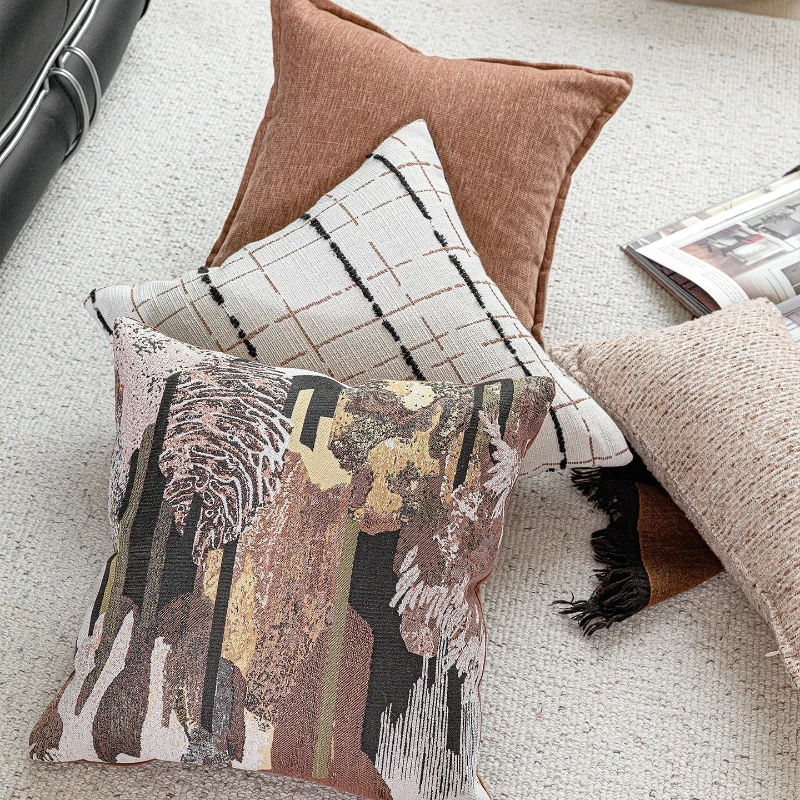 30X50/45X45/50X50CM Brown Caramel Throw Pillow Cover Cream Light Luxury Waist Cushion Cover Decor Home Decorative Pillowcase
30X50/45X45/50X50CM Brown Caramel Throw Pillow Cover Cream Light Luxury Waist Cushion Cover Decor Home Decorative Pillowcase
