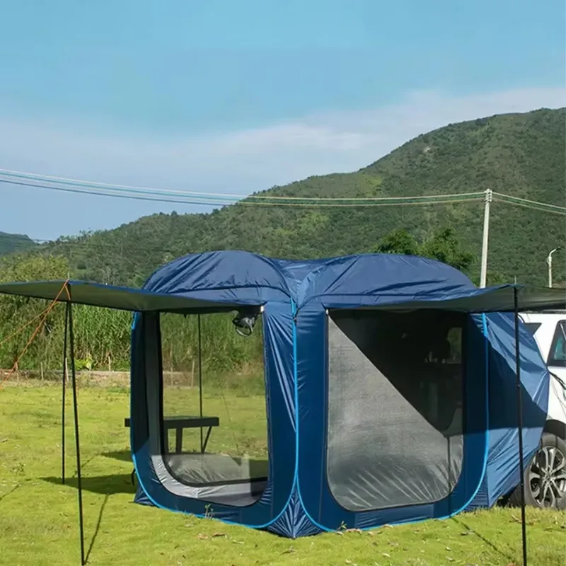 Automatic SUV Tailgate Camping Tent Double Multi-person Super-large Space 5-6 People Expand Car Rear Steel Wire 210D Polyester
Automatic SUV Tailgate Camping Tent Double Multi-person Super-large Space 5-6 People Expand Car Rear Steel Wire 210D Polyester