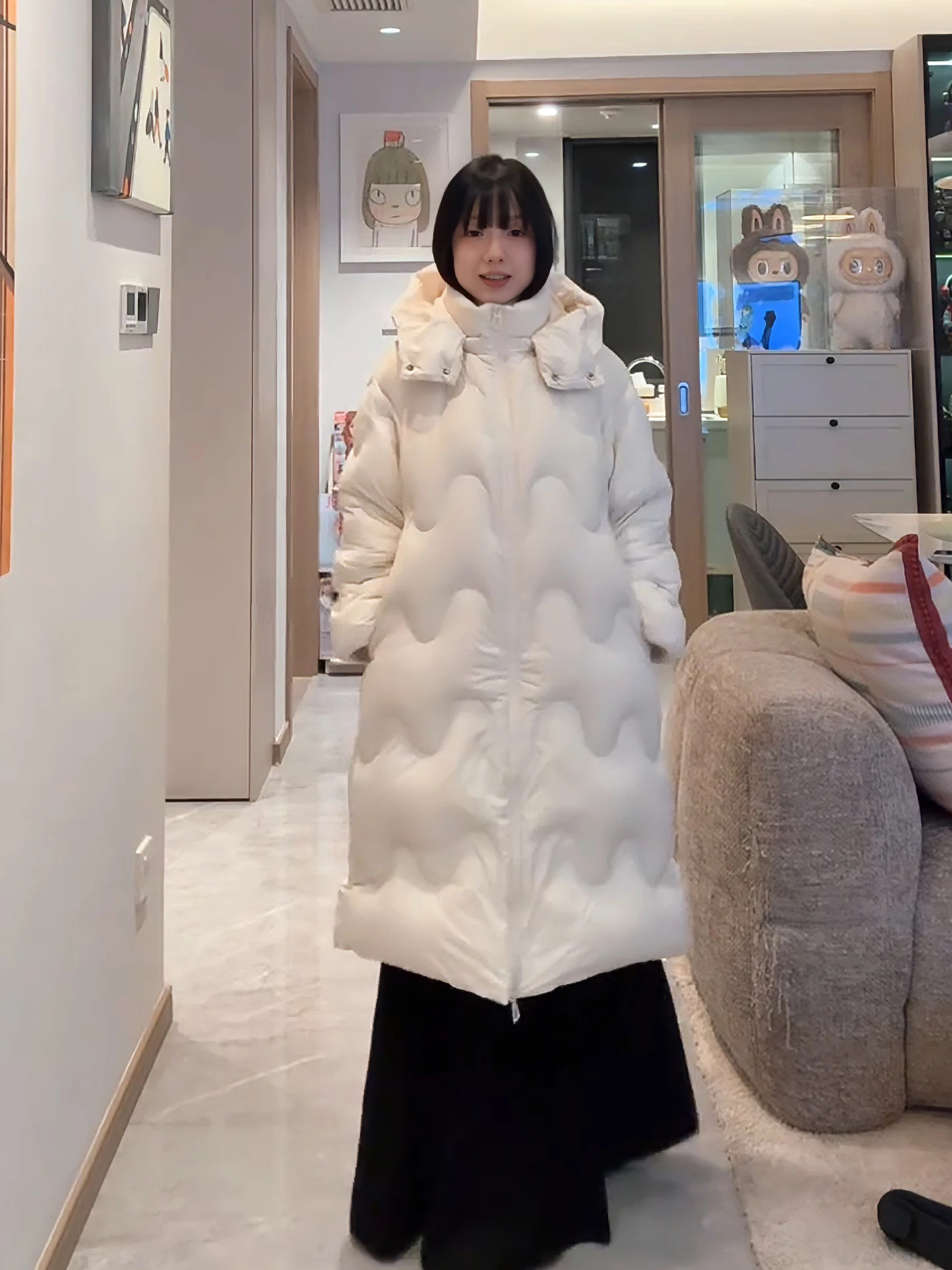 Tle Winter Warm Hooded Mid-Length down Jaet Unique Sli Women's Outerwear Coat High-Quali Nylon White Du Feather
Tle Winter Warm Hooded Mid-Length down Jaet Unique Sli Women's Outerwear Coat High-Quali Nylon White Du Feather