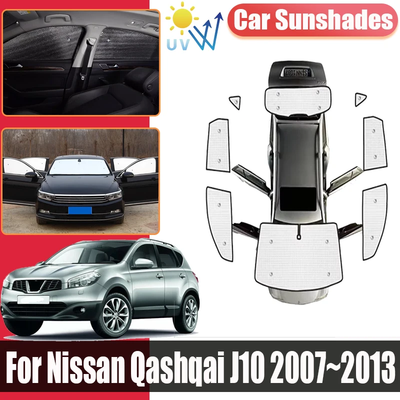 Солнцезащитные козырьки с полным покрытием для Nissan Qashqai J10 2007 2008 ~ 2013 автомобильные блоки конфиденциальности анти-УФ солнцезащитные чехлы козырьки аксессуары
Солнцезащитные козырьки с полным покрытием для Nissan Qashqai J10 2007 2008 ~ 2013 автомобильные блоки конфиденциальности анти-УФ солнцезащитные чехлы козырьки аксессуары