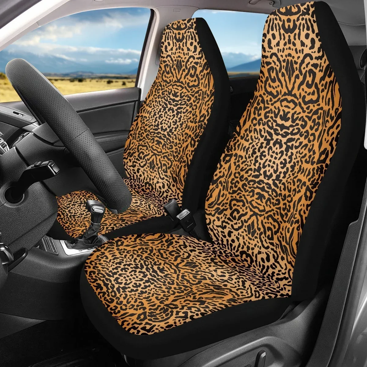 Brown Leopard Design Nonslip Interior Decor Seat Covers Durable Universal Front Seat Covers Fit Most
Brown Leopard Design Nonslip Interior Decor Seat Covers Durable Universal Front Seat Covers Fit Most