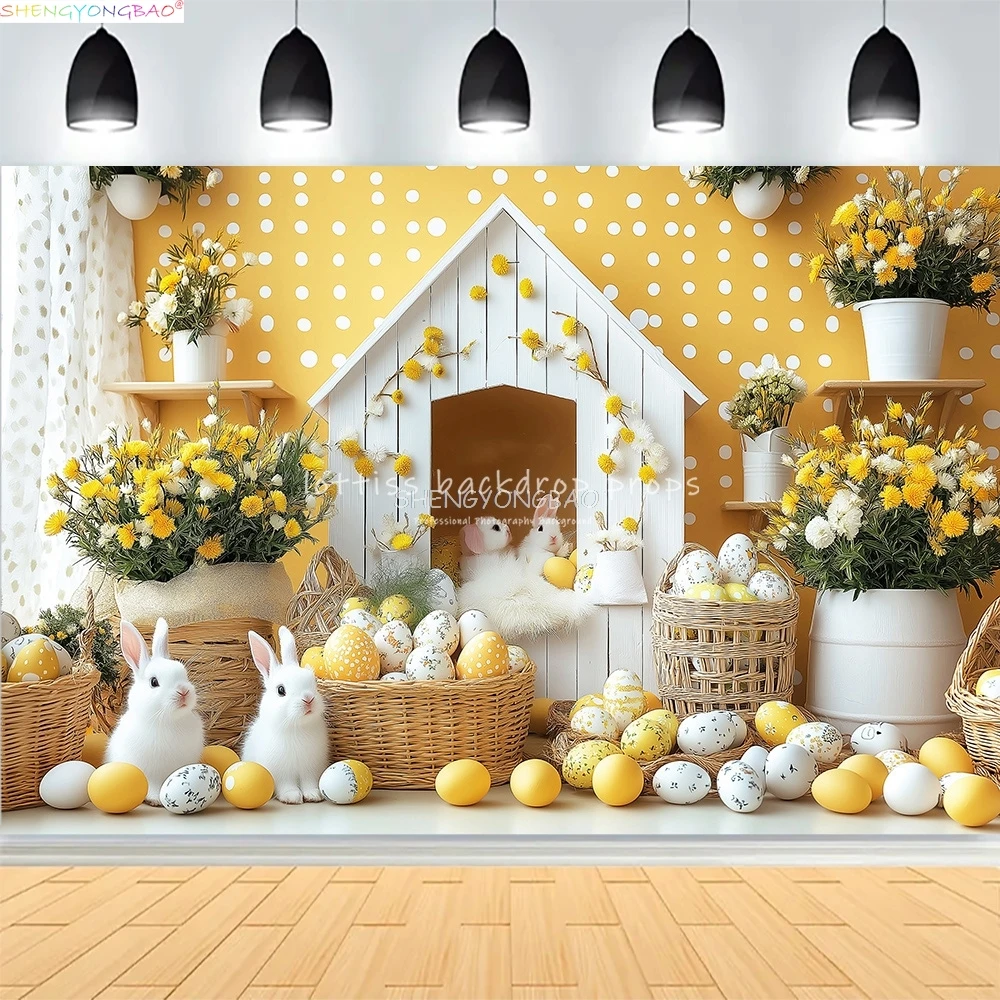 Easter Party Decoration Spring Garden Children's Photography Props Rabbit Colorful Eggs Newborn Portrait Shoot Background FH-02
Easter Party Decoration Spring Garden Children's Photography Props Rabbit Colorful Eggs Newborn Portrait Shoot Background FH-02