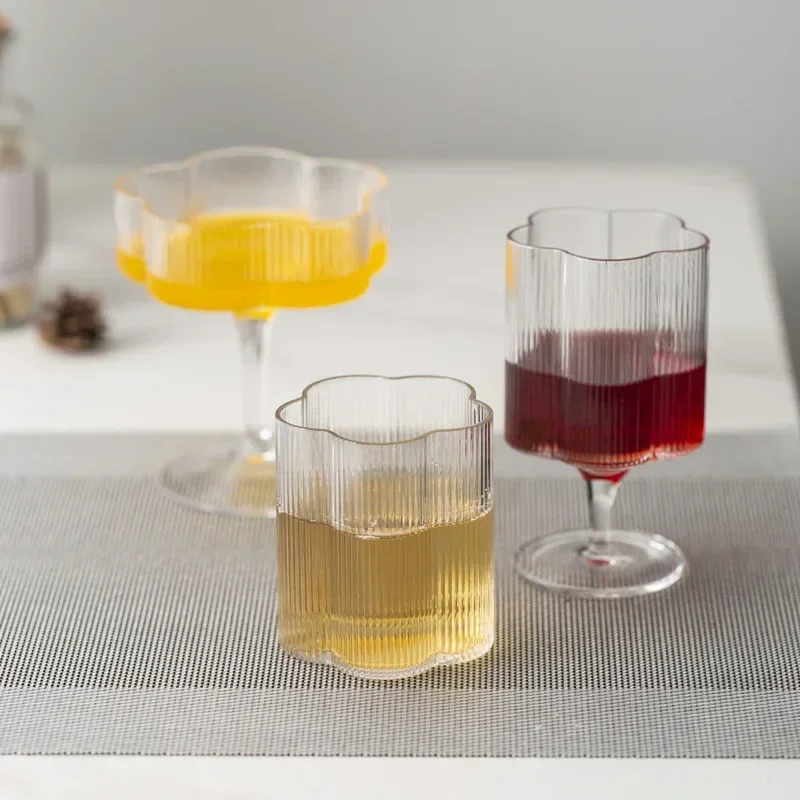 Nordic Ripple Glass Cup Set Home Decor Creative Flower Golden Edge Drinkware Coffee Drinks Glass Cups Goblet Carafe Glassware
Nordic Ripple Glass Cup Set Home Decor Creative Flower Golden Edge Drinkware Coffee Drinks Glass Cups Goblet Carafe Glassware