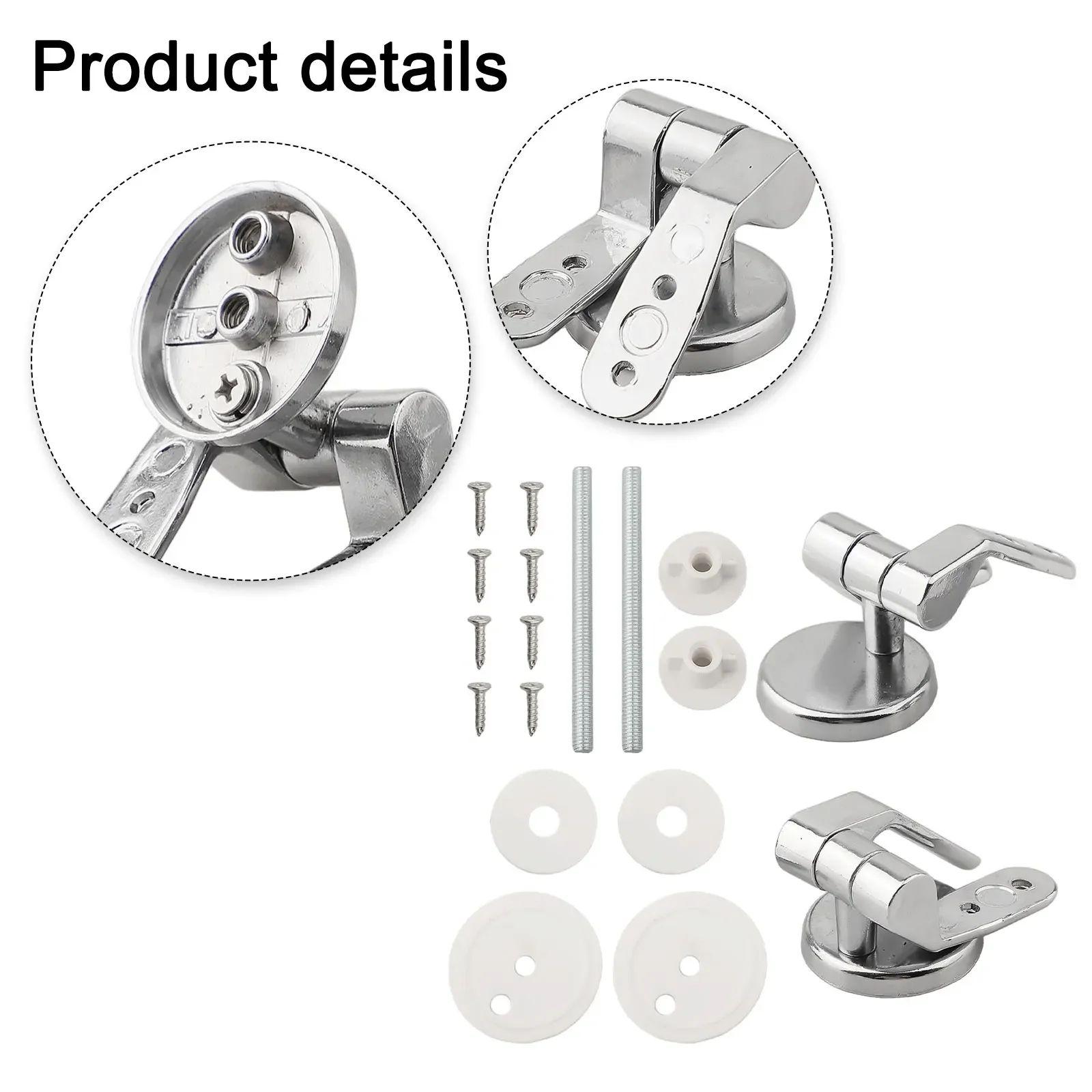 Детали для унитаза из цинкового сплава, сменные петли для унитаза, шарнир для унитаза из цинкового сплава, полный комплект с гайками и винтами, плотная и надежная посадка
Детали для унитаза из цинкового сплава, сменные петли для унитаза, шарнир для унитаза из цинкового сплава, полный комплект с гайками и винтами, плотная и надежная посадка