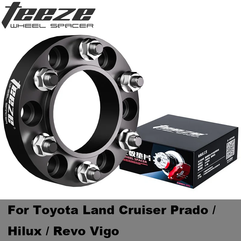 Проставки для колес Teeze 6x139.7 CB 106.1 M12x1.5 для Toyota Land Cruiser Prado Hilux Revo Vigo, кованый алюминиевый сплав, 1 шт.
Проставки для колес Teeze 6x139.7 CB 106.1 M12x1.5 для Toyota Land Cruiser Prado Hilux Revo Vigo, кованый алюминиевый сплав, 1 шт.
