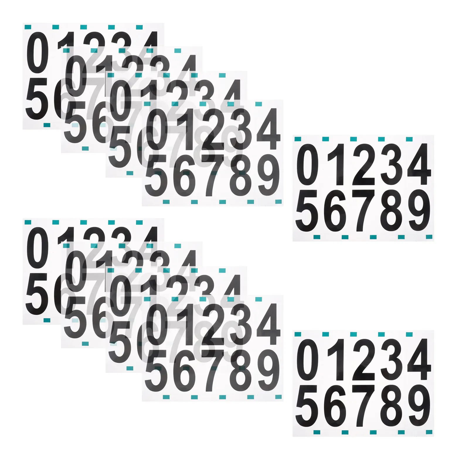 10 Sets Reflective Number Stickers Waterproof Self Adhesive Digital Labels for Garage Mailbox Outdoor Address Numbers
10 Sets Reflective Number Stickers Waterproof Self Adhesive Digital Labels for Garage Mailbox Outdoor Address Numbers