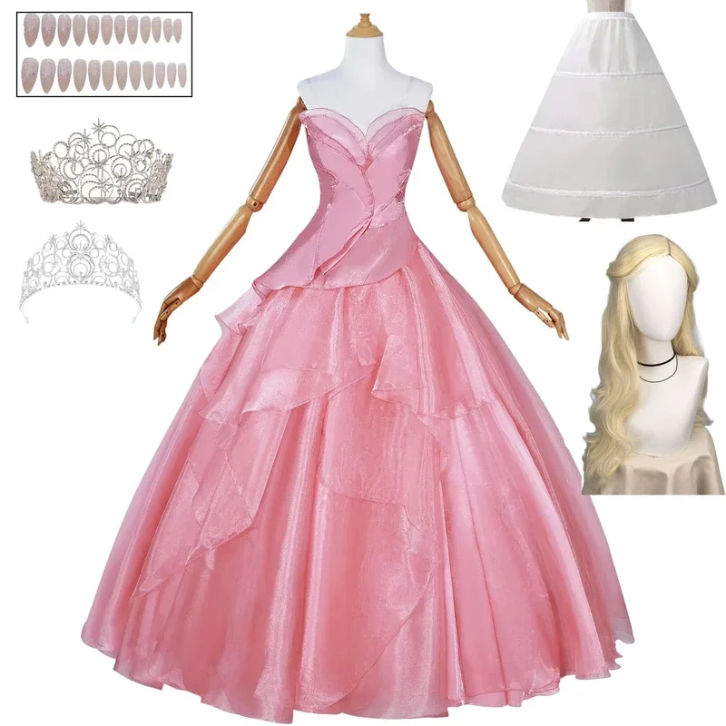Wicked Glinda Elphaba Cosplay Costume Glinda Pink Princess Dress Witch Costume For Woman Girl Party Cosplay Full Set # 1 # W.
Wicked Glinda Elphaba Cosplay Costume Glinda Pink Princess Dress Witch Costume For Woman Girl Party Cosplay Full Set # 1 # W.