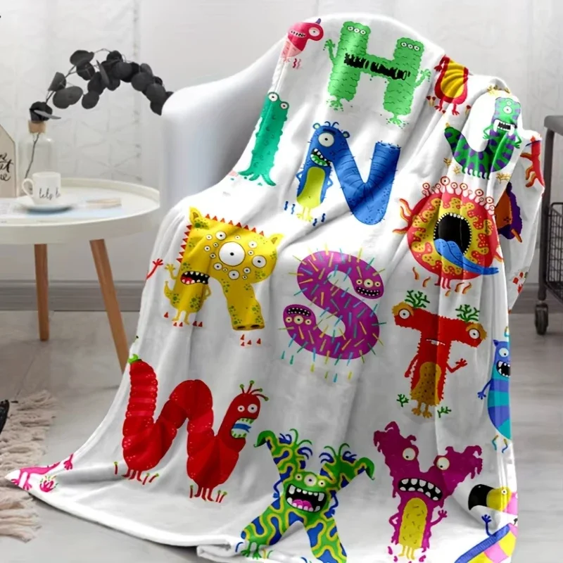 1pc Alphabet Print Blanket Flannel Blanket Soft Warm Blanket Bedtime Blanket Sofa Office Bed Camping Trip Gift Blanket
1pc Alphabet Print Blanket Flannel Blanket Soft Warm Blanket Bedtime Blanket Sofa Office Bed Camping Trip Gift Blanket