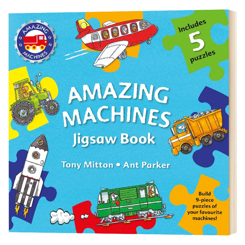 Amazing Machines Jigsaw Book, Children's books aged 3 4 5 6, English picture book, 9780753473917
Amazing Machines Jigsaw Book, Children's books aged 3 4 5 6, English picture book, 9780753473917