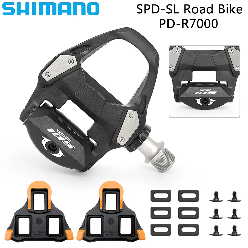 SHIMANO SPD-SL PD R7000 Педаль для шоссейного велосипеда Самоблокирующаяся педаль для велосипеда Односторонний карбоновый корпус для соревнований с шипами Запчасти для велосипеда
SHIMANO SPD-SL PD R7000 Педаль для шоссейного велосипеда Самоблокирующаяся педаль для велосипеда Односторонний карбоновый корпус для соревнований с шипами Запчасти для велосипеда