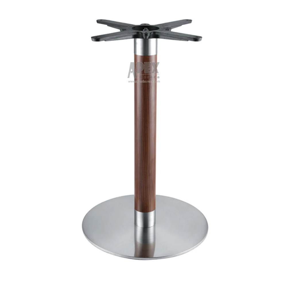 Furniture Accessories Modern Industrial Round Stainless Steel Wood Finishing Design Customized Table Base
Furniture Accessories Modern Industrial Round Stainless Steel Wood Finishing Design Customized Table Base