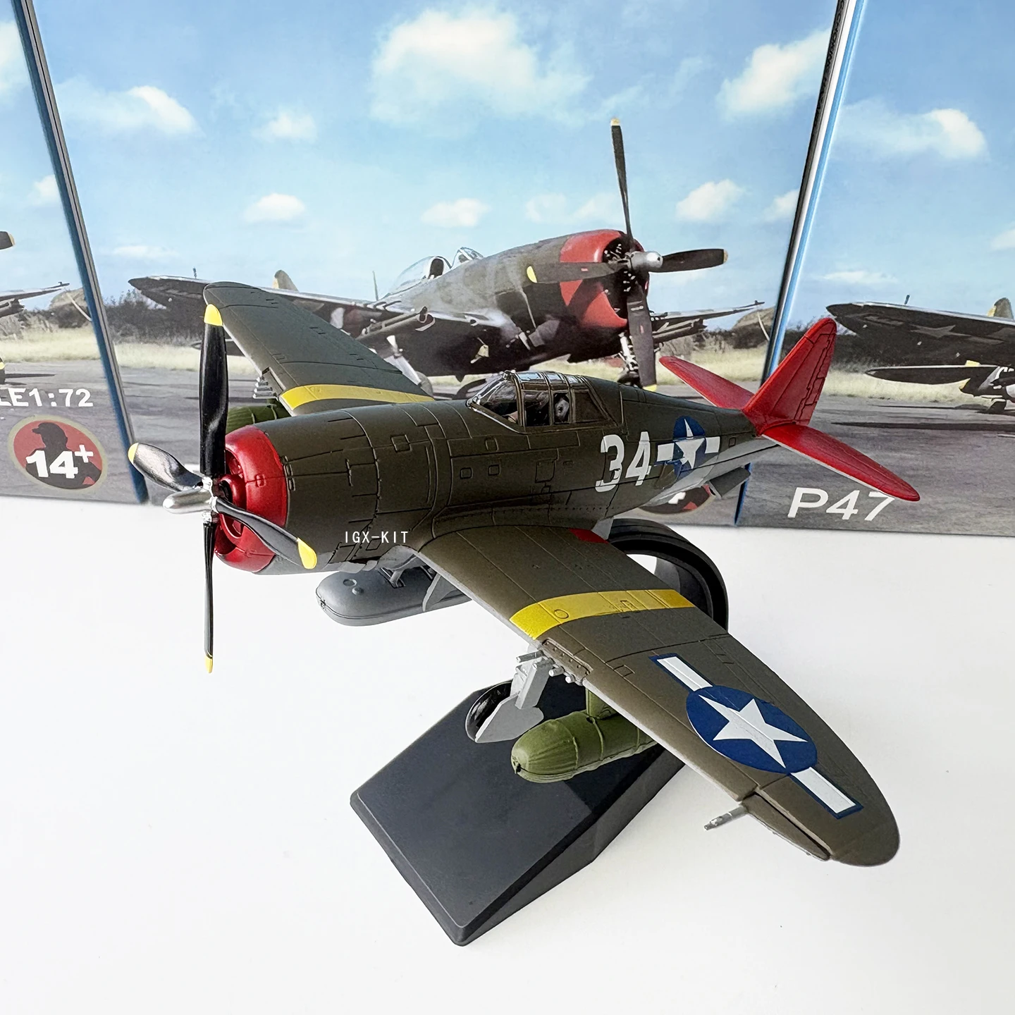 1/72 Scale U.S. P47D Thunderbolt Fighter Bomber Red Tails Squadron Finished Diecast Metal Plane Aircraft Military Model Gift
1/72 Scale U.S. P47D Thunderbolt Fighter Bomber Red Tails Squadron Finished Diecast Metal Plane Aircraft Military Model Gift