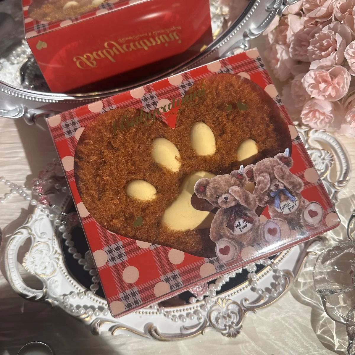 Flower Knows BABYCAT Portable Cat Paw Brown Makeup Bag
Flower Knows BABYCAT Portable Cat Paw Brown Makeup Bag