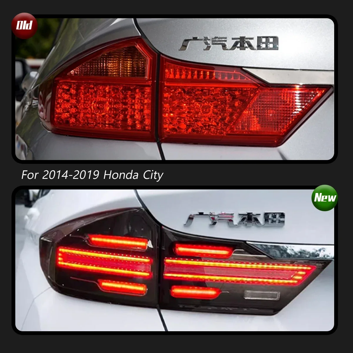 TYPY Автомобильные задние фонари для Honda City 2014-2019 Светодиодные автомобильные задние фонари Дневные ходовые огни Динамические указатели поворота Автомобильные аксессуары
TYPY Автомобильные задние фонари для Honda City 2014-2019 Светодиодные автомобильные задние фонари Дневные ходовые огни Динамические указатели поворота Автомобильные аксессуары