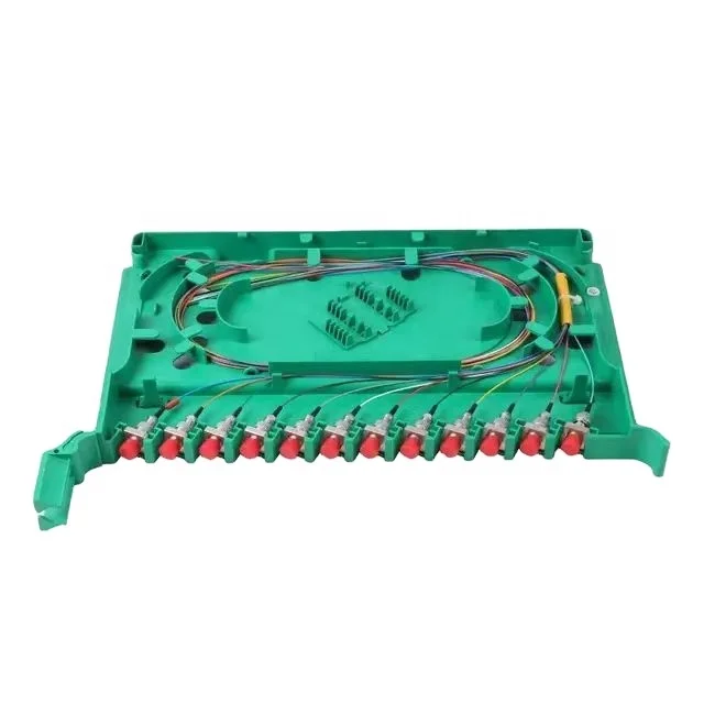 Fiber optic ODF 12/24/36/48 cores tray FC/UPC carrier-class bundle pigtail fusion disk ODF disk Optical connection box tray
Fiber optic ODF 12/24/36/48 cores tray FC/UPC carrier-class bundle pigtail fusion disk ODF disk Optical connection box tray