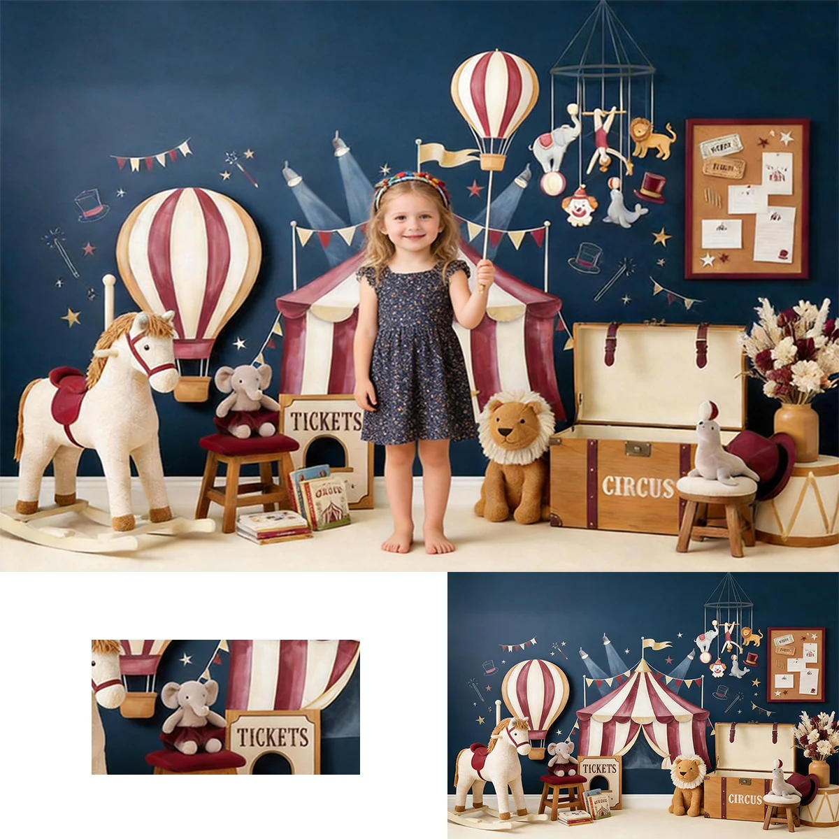 Cute Vintage Circus Carousel Theme Photo Backdrop For Little Kids Baby Boy Girl Children Portrait Photography Studio Props
Cute Vintage Circus Carousel Theme Photo Backdrop For Little Kids Baby Boy Girl Children Portrait Photography Studio Props
