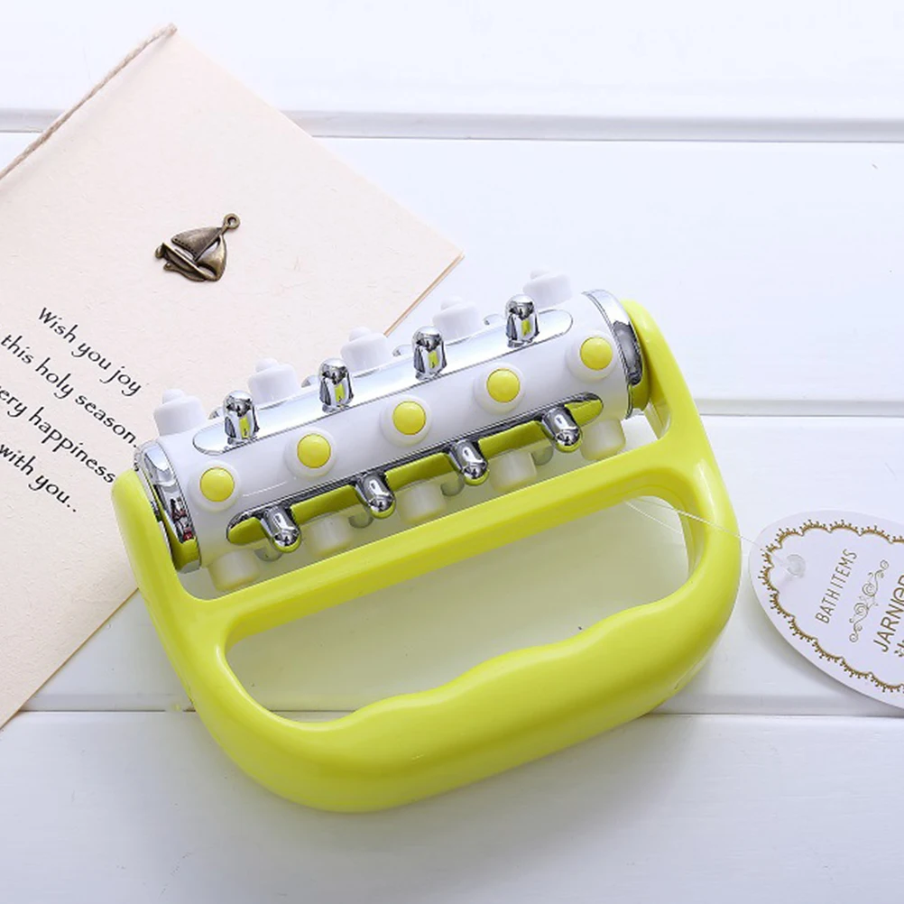 Ergonomic Roller Massager Green Comfort Grip Muscle Relief Acupressure Tool Firm Skin Cell Massage Plastic Relax Handheld Manual
Ergonomic Roller Massager Green Comfort Grip Muscle Relief Acupressure Tool Firm Skin Cell Massage Plastic Relax Handheld Manual
