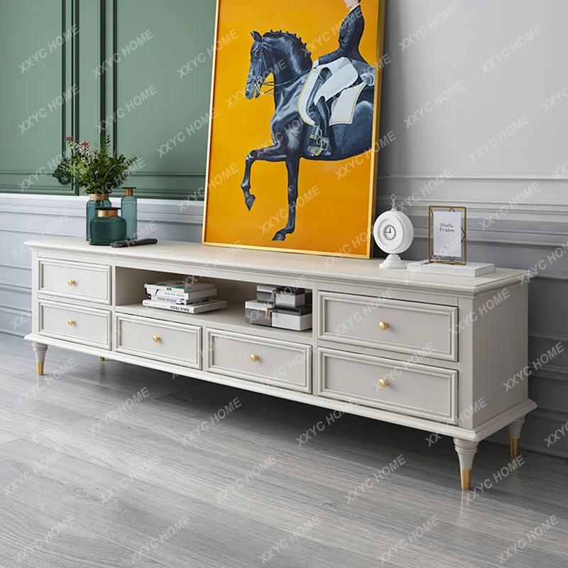 Mlight luxury white floor cabinet solid wood cabinet coffee table combination solid wood TV cabinet combination
Mlight luxury white floor cabinet solid wood cabinet coffee table combination solid wood TV cabinet combination