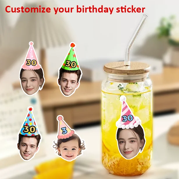 Customized birthday big head stickers, hat designs, party creative decoration gadgets, and unique photo gifts
Customized birthday big head stickers, hat designs, party creative decoration gadgets, and unique photo gifts