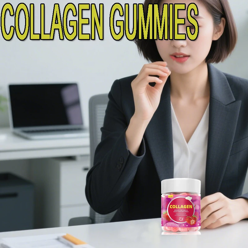 Collagen sandwich gummies repair skin barrier tissue improve skin sagging and provide a tight and elastic skin health food
Collagen sandwich gummies repair skin barrier tissue improve skin sagging and provide a tight and elastic skin health food