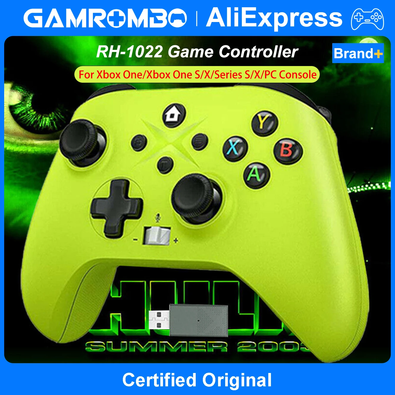 Игровой контроллер GAMROMBO для for Xbox One S/X/Series S/X/PC, беспроводной джойстик с датчиком Холла и 6-осевой вибрацией, геймпад-качелька.
Игровой контроллер GAMROMBO для for Xbox One S/X/Series S/X/PC, беспроводной джойстик с датчиком Холла и 6-осевой вибрацией, геймпад-качелька.