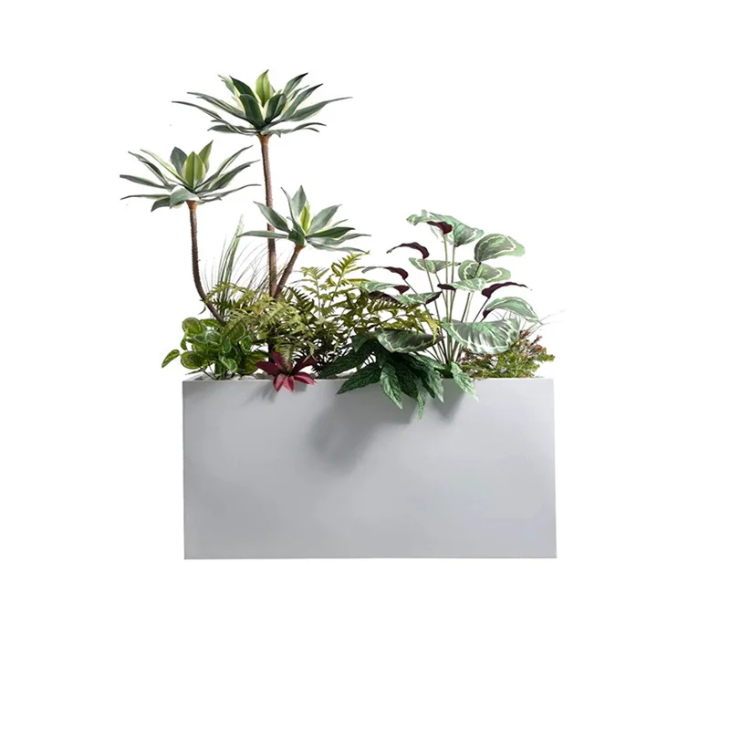 Indoor stainless steel flower box balcony corner landscaping curved flower pot sales department outdoor flower pool special-shap
Indoor stainless steel flower box balcony corner landscaping curved flower pot sales department outdoor flower pool special-shap