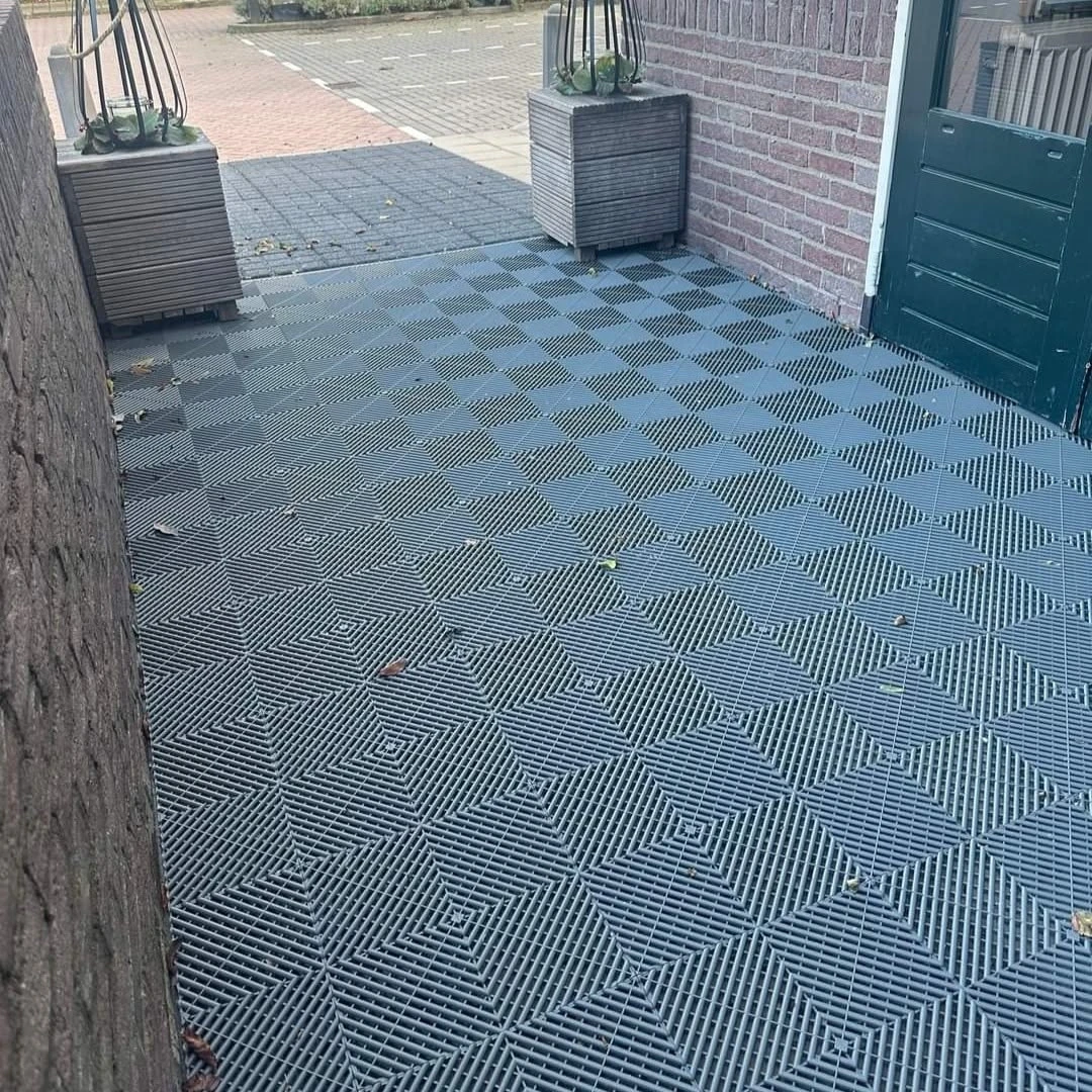 High Strength Garage Floor Tiles Click Locked System Easy to Install Plastic Interlocking Garage Slabs Drainage Mat for Car Wash
High Strength Garage Floor Tiles Click Locked System Easy to Install Plastic Interlocking Garage Slabs Drainage Mat for Car Wash