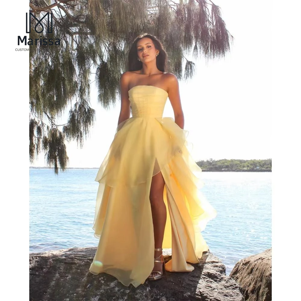 Marissa Tulle Satin Elegant Party Dresses for Wedding Woman A-line Side Slit Custom Made Women Evening Dress 2025 Off-shoulder
Marissa Tulle Satin Elegant Party Dresses for Wedding Woman A-line Side Slit Custom Made Women Evening Dress 2025 Off-shoulder