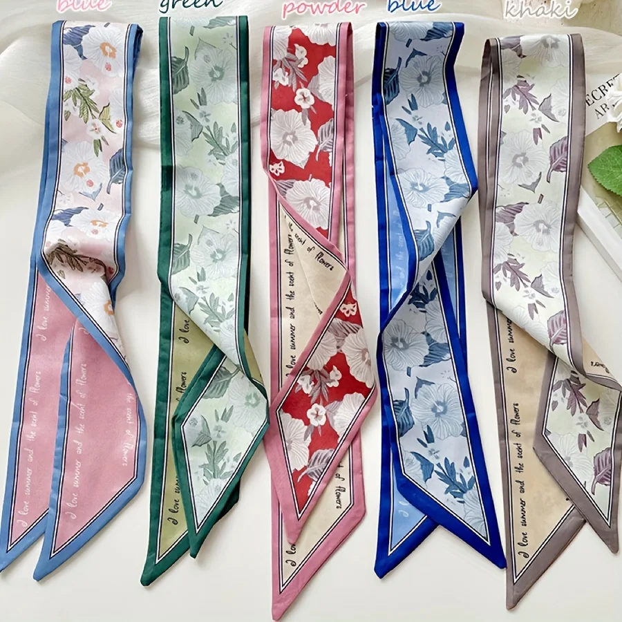 5pcs Elegant Flower Printed Head Band Trendy Hair Tie Retro Neck Scarf Stylish Decorative Accessories For Women And daily use Uses
5pcs Elegant Flower Printed Head Band Trendy Hair Tie Retro Neck Scarf Stylish Decorative Accessories For Women And daily use Uses