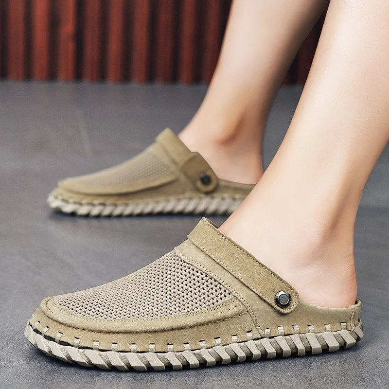 Summer men's shoes Comfortable and trendy design styles Leisure beach walking Plus Size Black High quality daily shoes Hot -46
Summer men's shoes Comfortable and trendy design styles Leisure beach walking Plus Size Black High quality daily shoes Hot -46