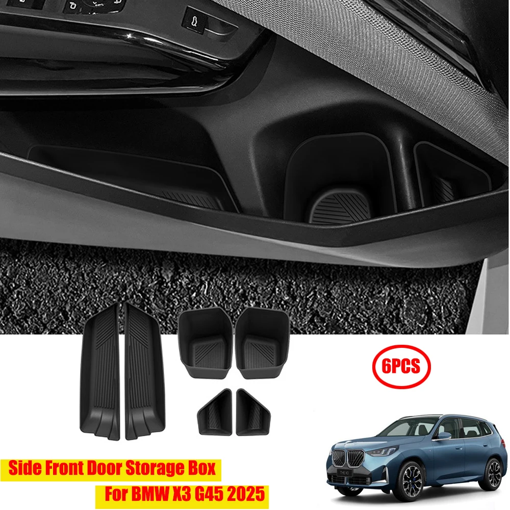 Car TPE Side Front Door Under Organizer Storage Box Protection Tray For BMW X3 G45 2025 Auto Accessories
Car TPE Side Front Door Under Organizer Storage Box Protection Tray For BMW X3 G45 2025 Auto Accessories