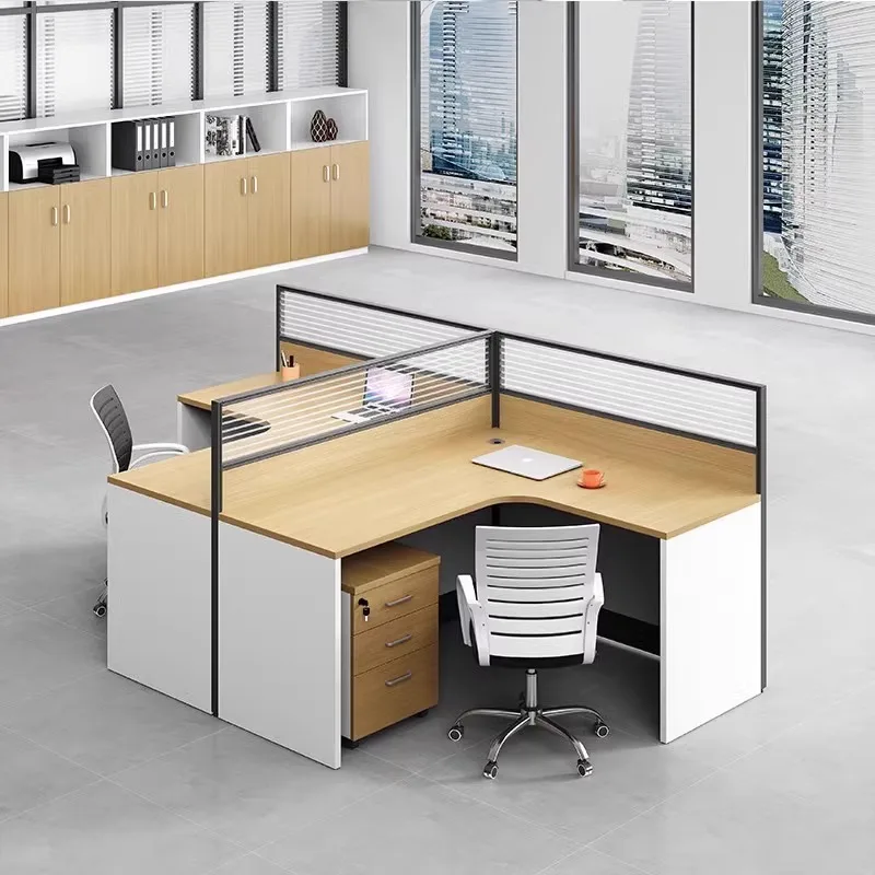 Staff office desk and chair combination four-person computer desk simple modern office screen workstation staff office furniture
Staff office desk and chair combination four-person computer desk simple modern office screen workstation staff office furniture
